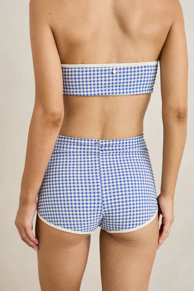 Load image into Gallery viewer, Rhythm Women's Capri Check Boyleg Swim Short - Ski &amp; Tennis Station
