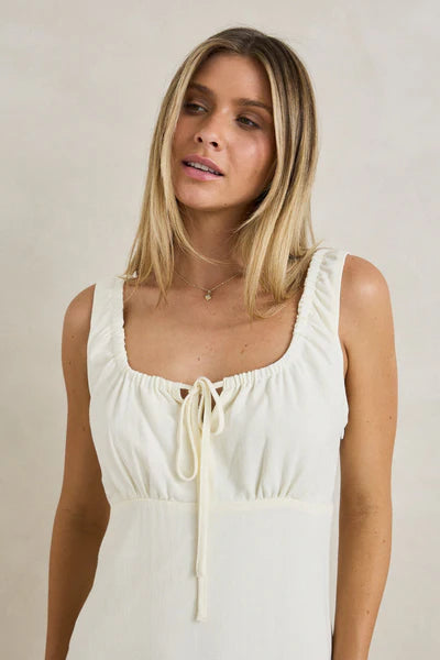 Load image into Gallery viewer, Rhythm Women's Del Rio Gathered Maxi Dress - Ski &amp; Tennis Station
