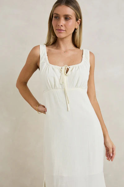 Load image into Gallery viewer, Rhythm Women's Del Rio Gathered Maxi Dress - Ski &amp; Tennis Station
