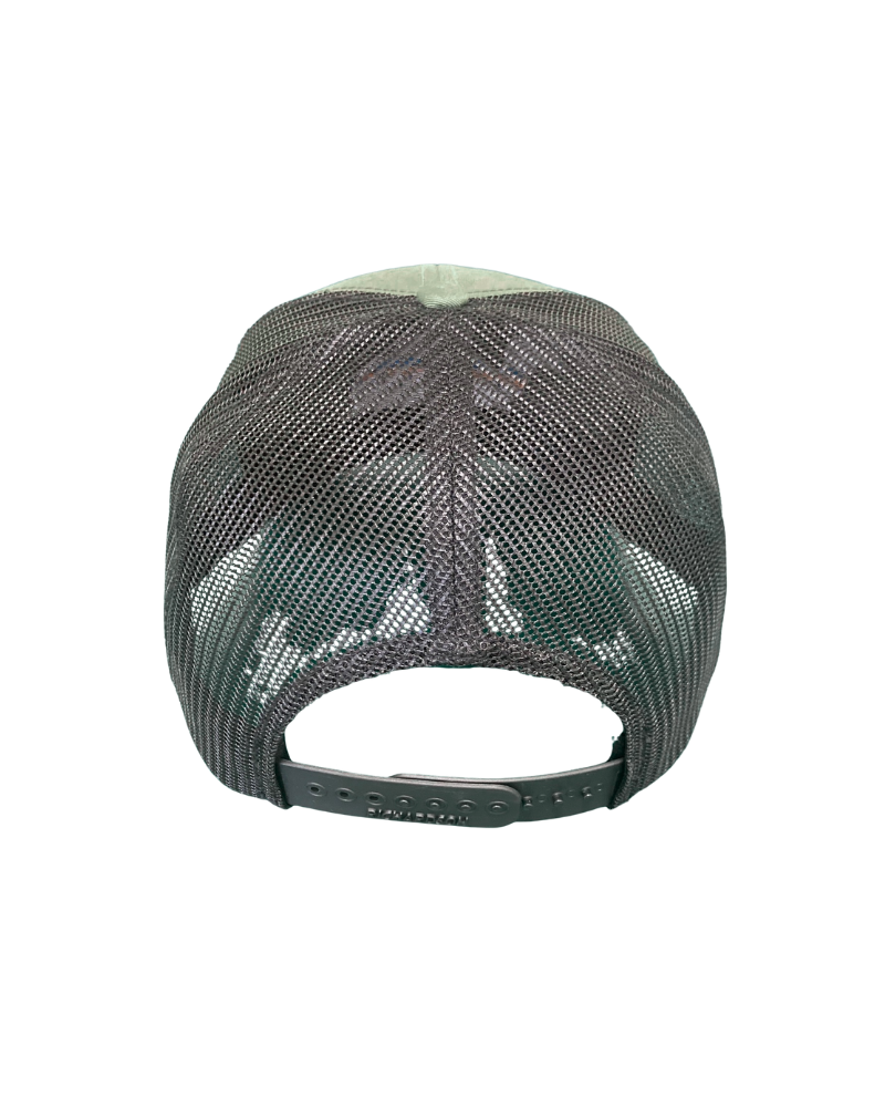 Load image into Gallery viewer, Camelgonia Green Black Trucker back
