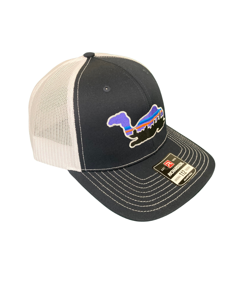 Load image into Gallery viewer, Camelgonia navy trucker
