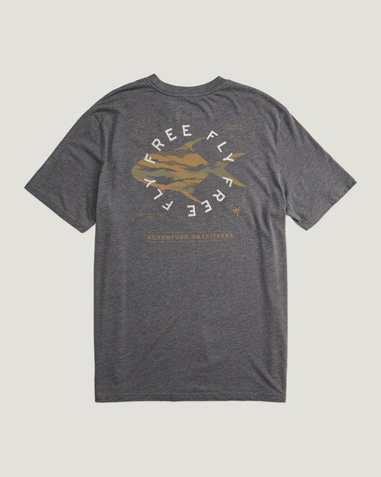 Free Fly Men's Sandy Island Camo Permit Pocket Tee