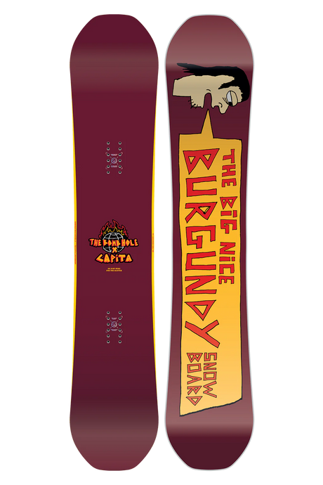 Capita The Big Nice Burgundy Snowboard 2025