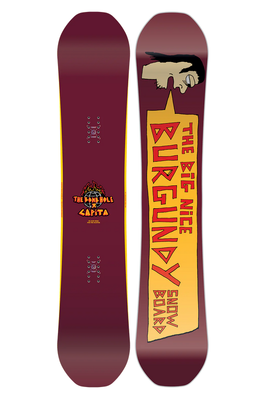 Capita The Big Nice Burgundy Snowboard 2025