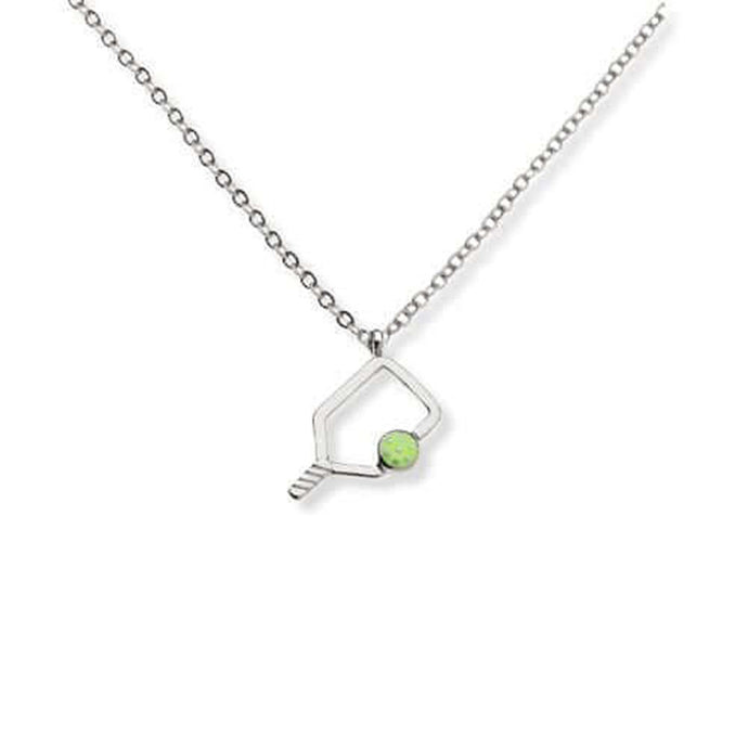 Born to Rally Color Pop Pickleball Necklace