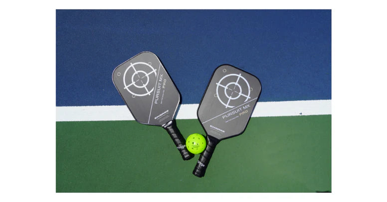 Load image into Gallery viewer, Engage Pickleball Pursuit Pro MX Raw T700 Carbon Fiber Elongated Pickleball Paddle
