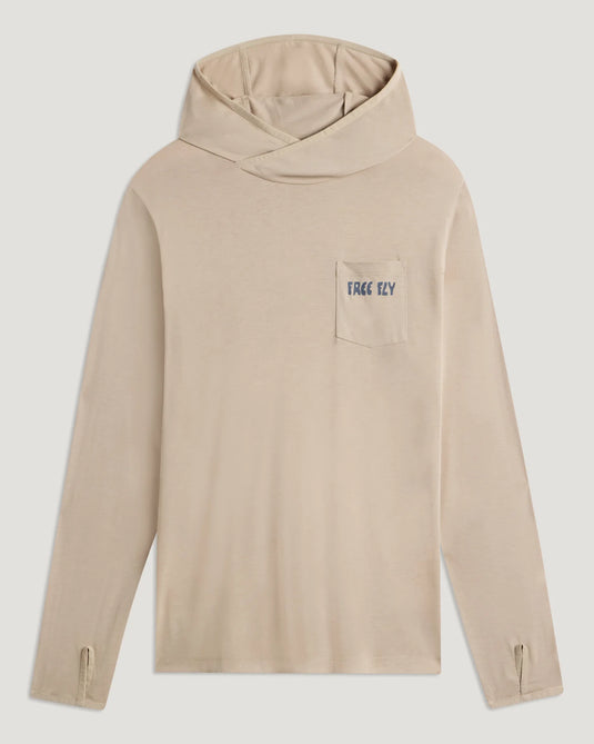 Free Fly Men's Bamboo Lightweight Graphic Hoodie