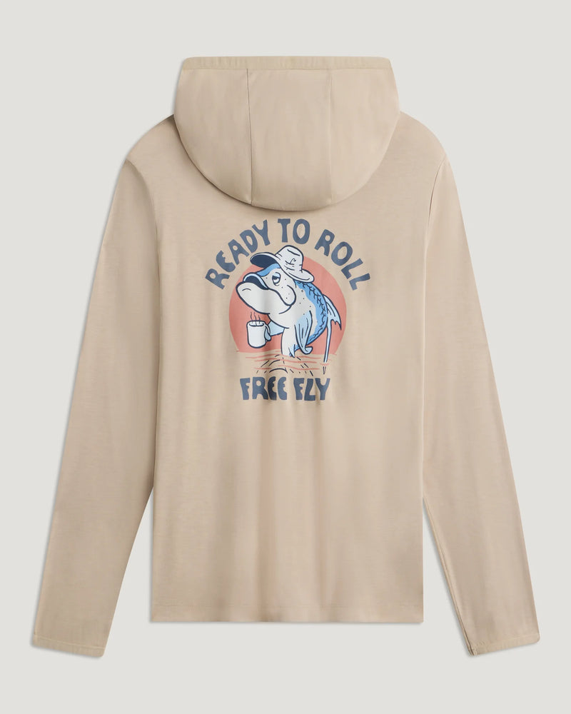 Load image into Gallery viewer, Free Fly Men's Bamboo Lightweight Graphic Hoodie
