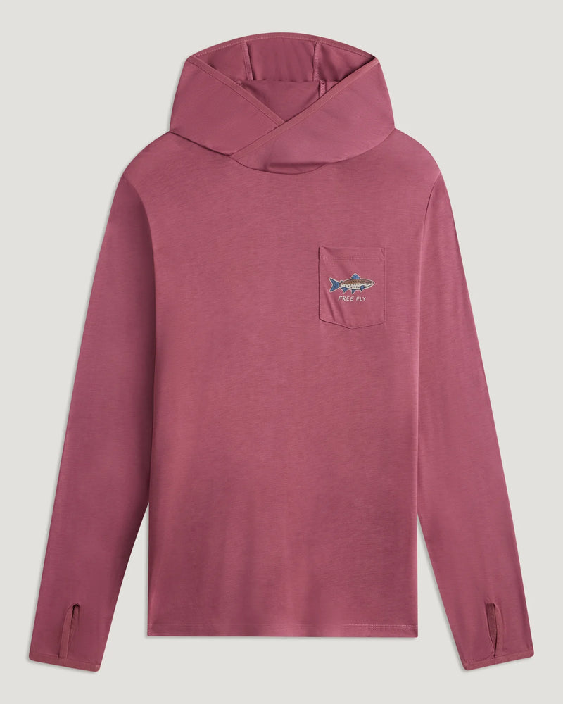 Load image into Gallery viewer, Free Fly Men's Bamboo Lightweight Graphic Hoodie

