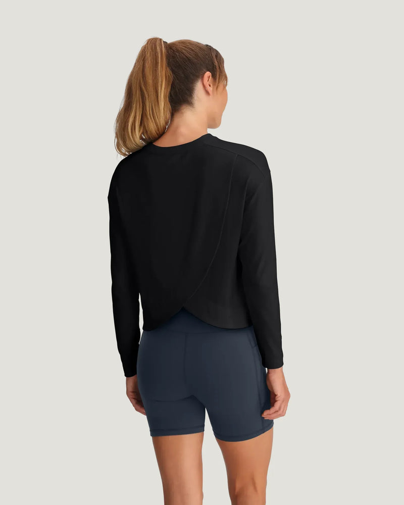 Load image into Gallery viewer, Free Fly Women's Bamboo Shade Crossover Long Sleeve
