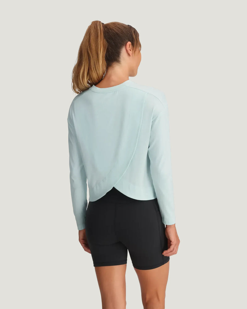 Load image into Gallery viewer, Free Fly Women's Bamboo Shade Crossover Long Sleeve - Ski &amp; Tennis Station
