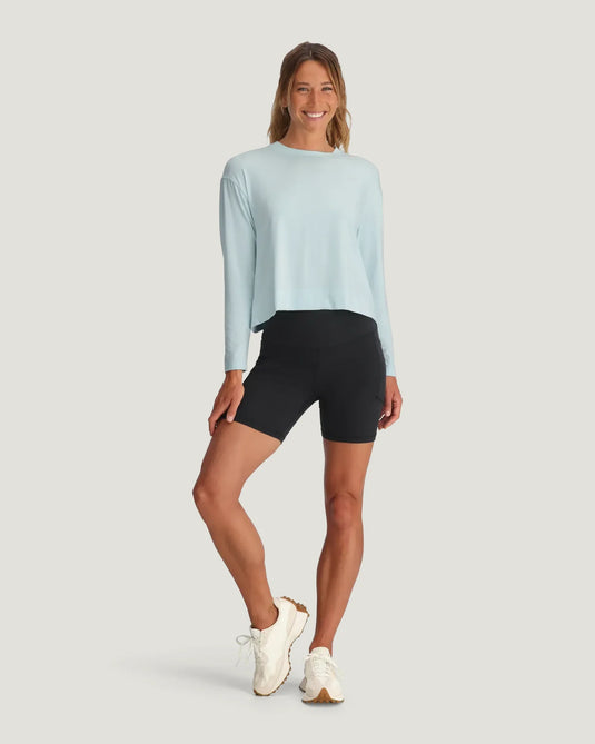 Free Fly Women's Bamboo Shade Crossover Long Sleeve - Ski & Tennis Station