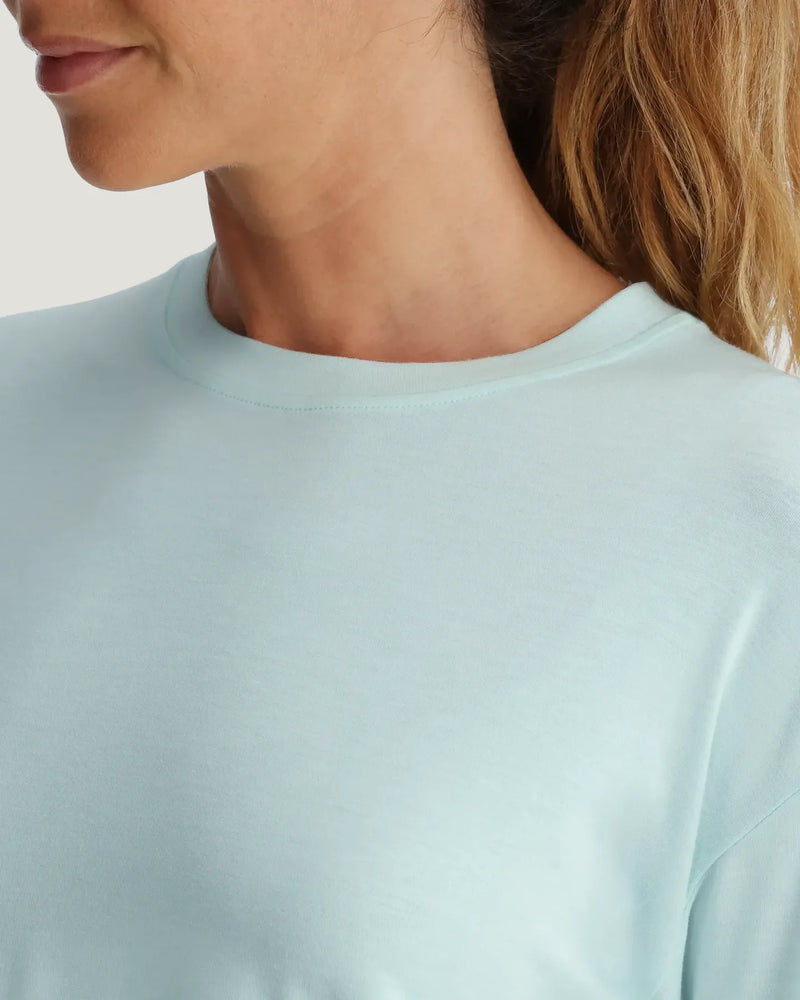 Load image into Gallery viewer, Free Fly Women's Bamboo Shade Crossover Long Sleeve - Ski &amp; Tennis Station
