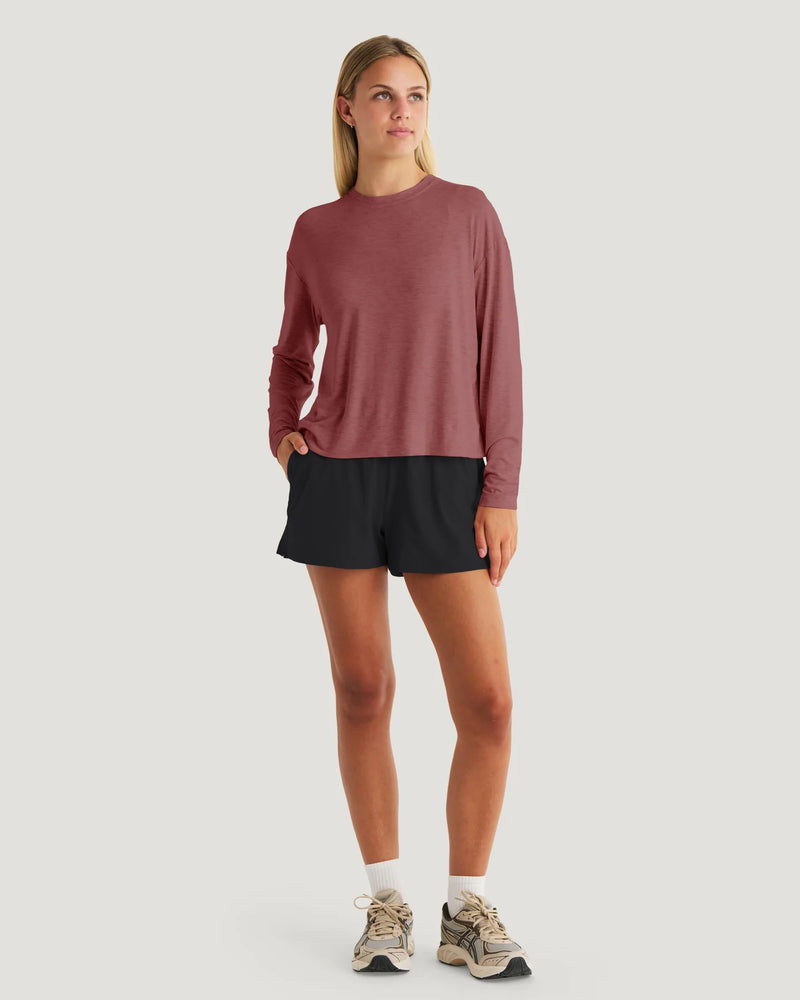 Load image into Gallery viewer, Free Fly Women's Bamboo Shade Crossover Long Sleeve
