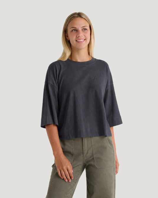 Free Fly Women's Heavyweight Cotton Crop Tee