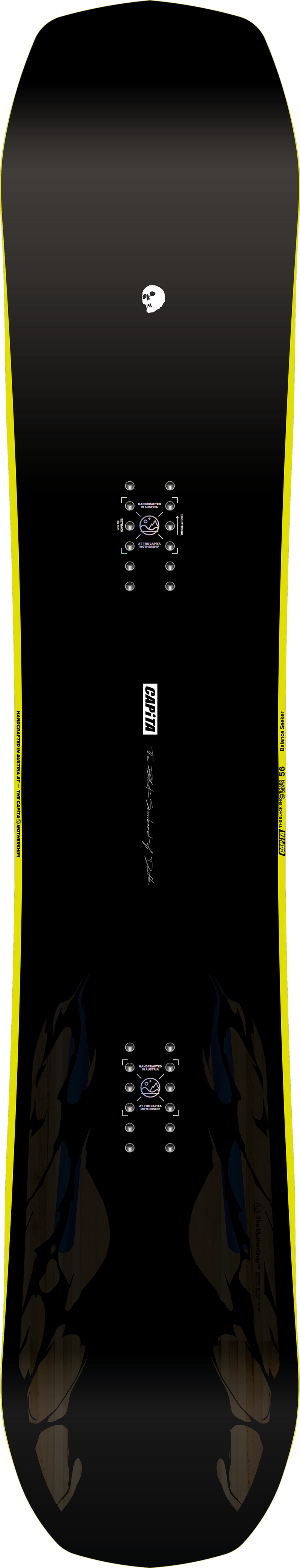 Load image into Gallery viewer, Capita Men's Black Snowboard of Death Snowboard 2027
