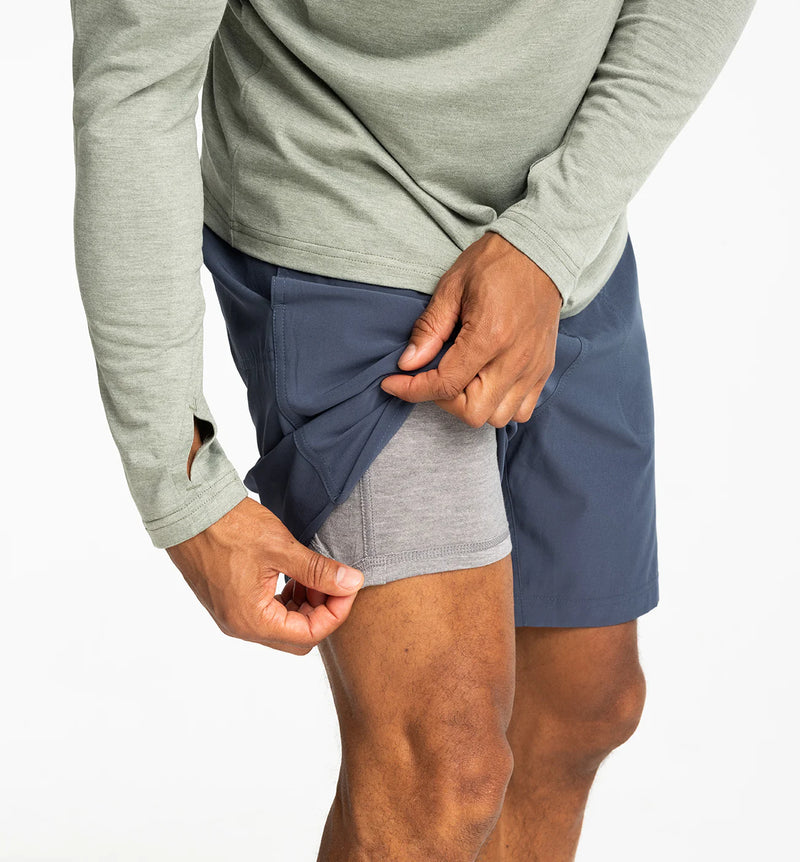 Load image into Gallery viewer, Free Fly Men&#39;s Bamboo-Lined Active Breeze Short - 7&quot;
