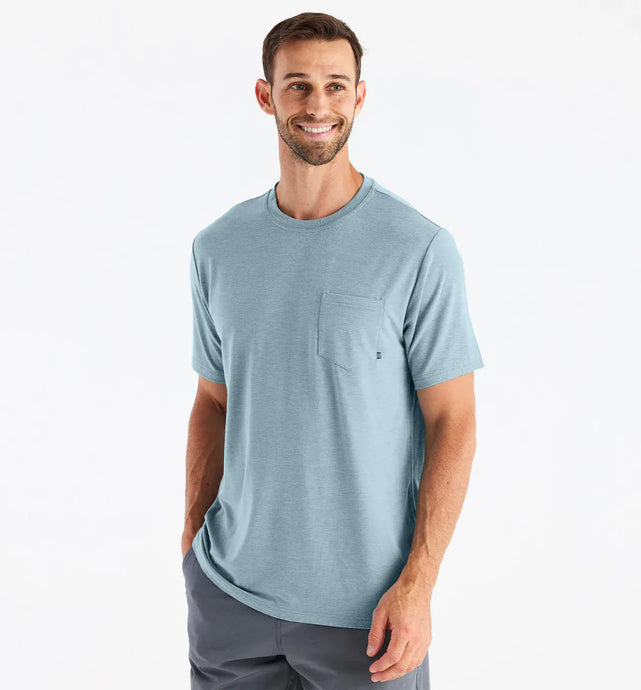 Free Fly Men's Bamboo Flex Pocket Tee