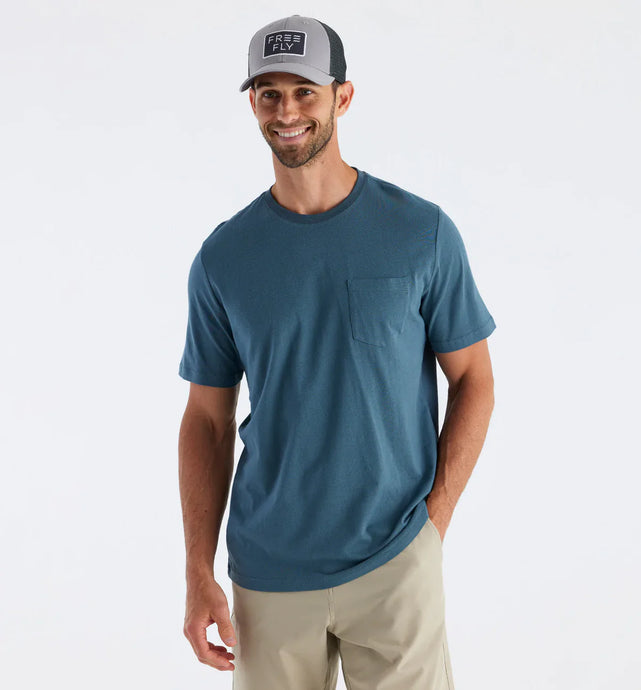 Free Fly Men's Bamboo Heritage Pocket Tee