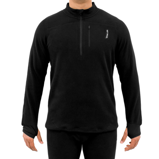 Hot Chillys Men's La Montaña Fleece Zip-T Baselayer Top
