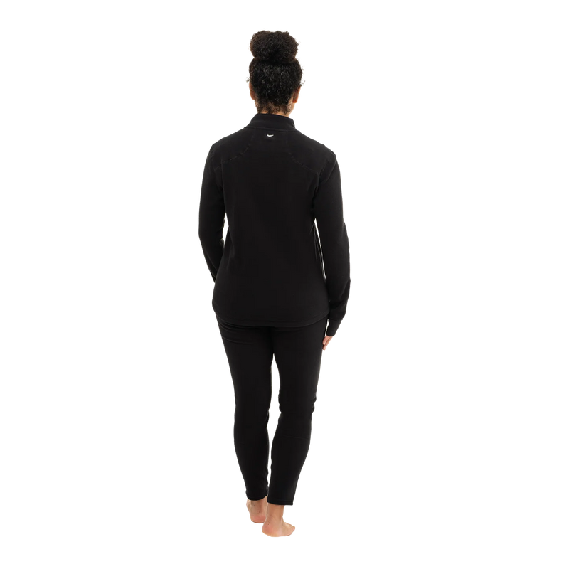 Load image into Gallery viewer, Hot Chillys Women&#39;s La Montaña Fleece Zip-T Baselayer Top
