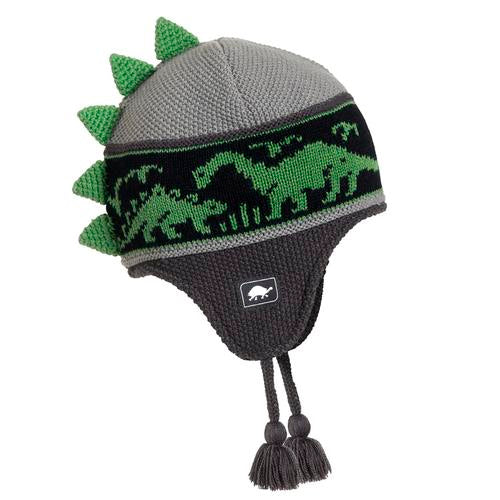 Load image into Gallery viewer, Turtle Fur Kids&#39; Dr. Dino Earflap Beanie
