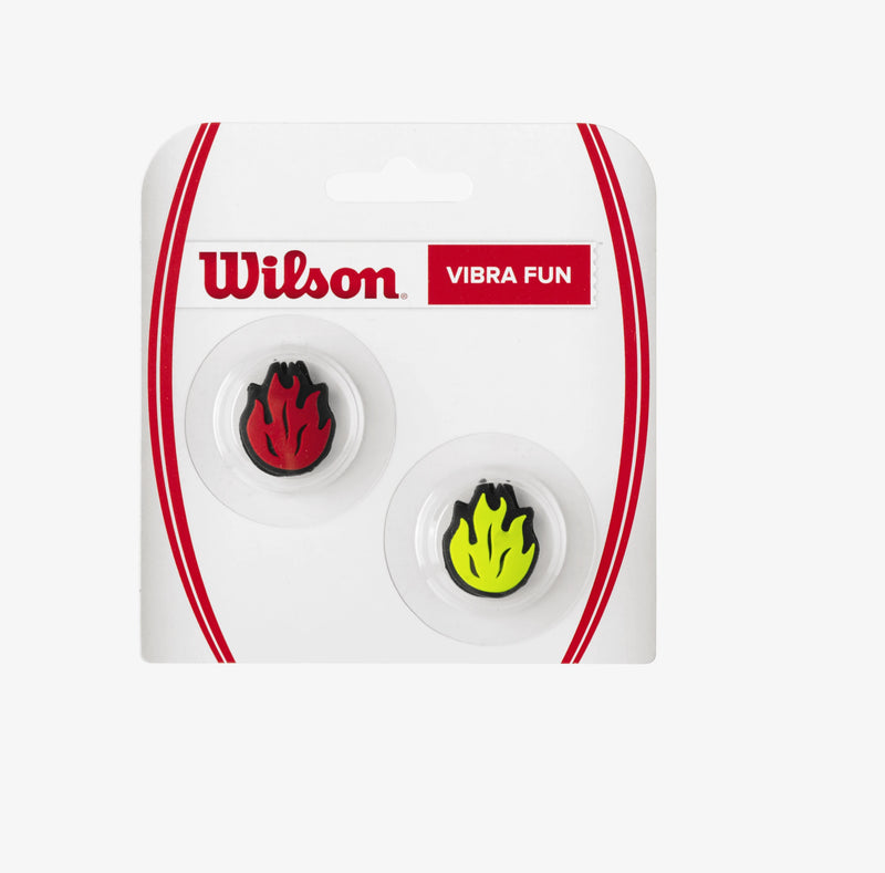 Load image into Gallery viewer, Wilson Vibra Fun Flame Tennis Dampener 2 Pack
