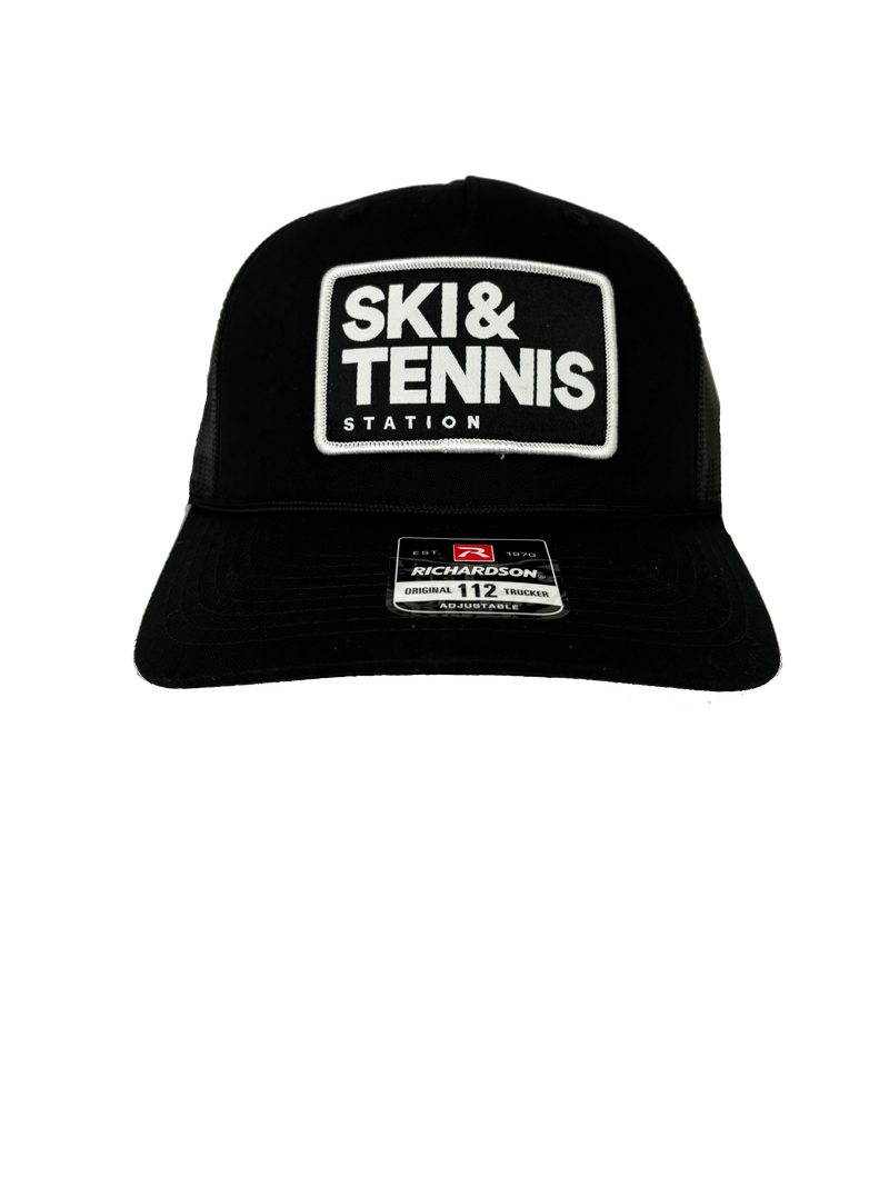 Load image into Gallery viewer, Ski &amp; Tennis Richardson 112FRP Five Panel Trucker Hat with Rope
