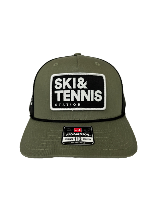 Ski & Tennis Richardson 112FRP Five Panel Trucker Hat with Rope