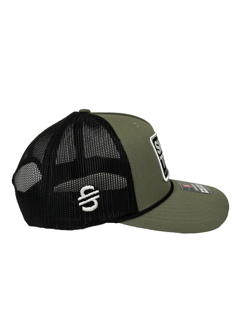 Load image into Gallery viewer, Ski &amp; Tennis Richardson 112FRP Five Panel Trucker Hat with Rope
