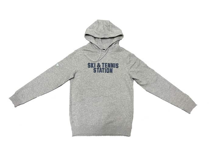Ski & Tennis Station - Felt Logo Hoodie - Levelwear Podium