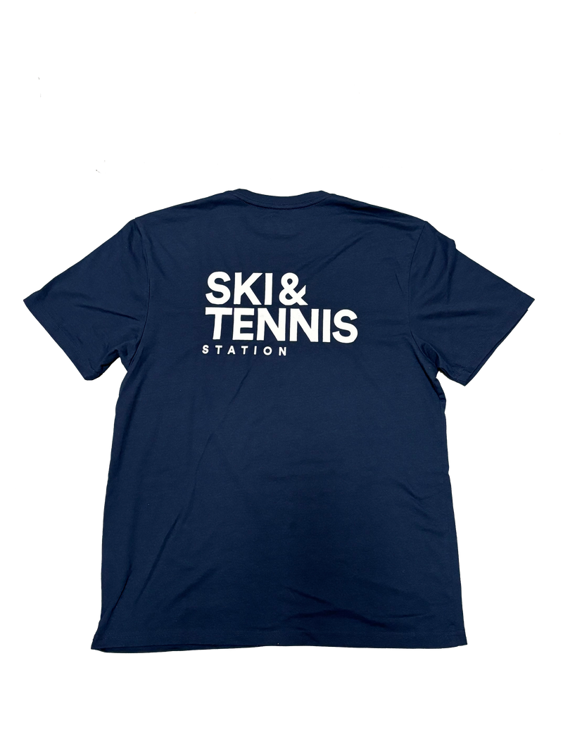Load image into Gallery viewer, Ski &amp; Tennis Station Logo T-Shirt - Levelwear Richmond
