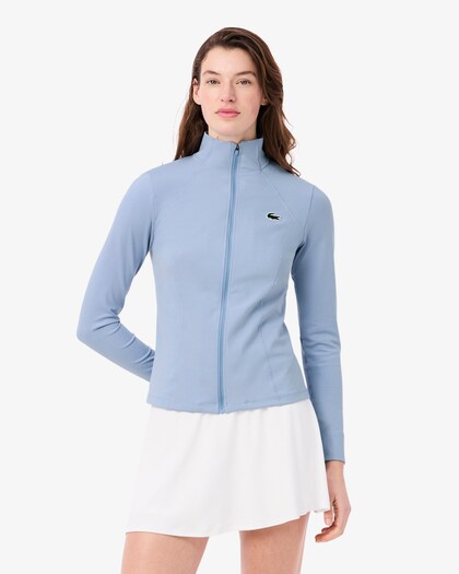 Load image into Gallery viewer, Lacoste Women's Esstentials Zip Top
