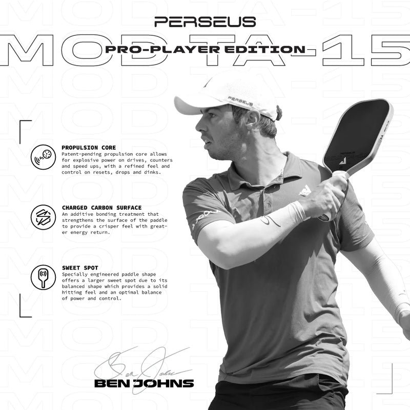 Load image into Gallery viewer, JOOLA Perseus 16mm MOD TA-15 Pro Player Edition Pickleball Paddle
