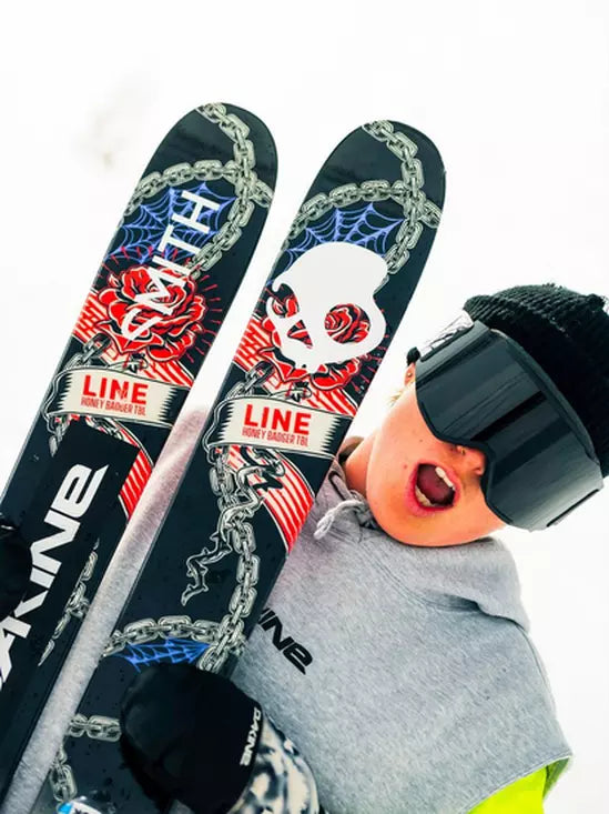 Load image into Gallery viewer, Line Honey Badger TBL Skis 2024 - Ski &amp; Tennis Station
