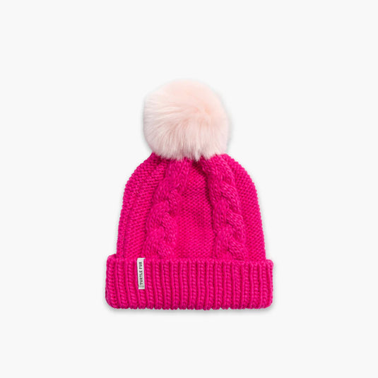 Turtle Fur Youth Lizzy Faux Fur Pom Beanie