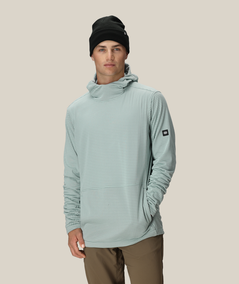 Load image into Gallery viewer, 686 Men&#39;s Mission Grid Fleece Hoody
