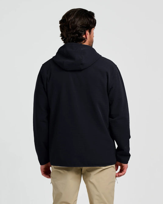 Free Fly Men's Gridback Fleece Anorak Hoodie