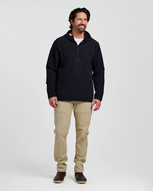 Free Fly Men's Gridback Fleece Anorak Hoodie