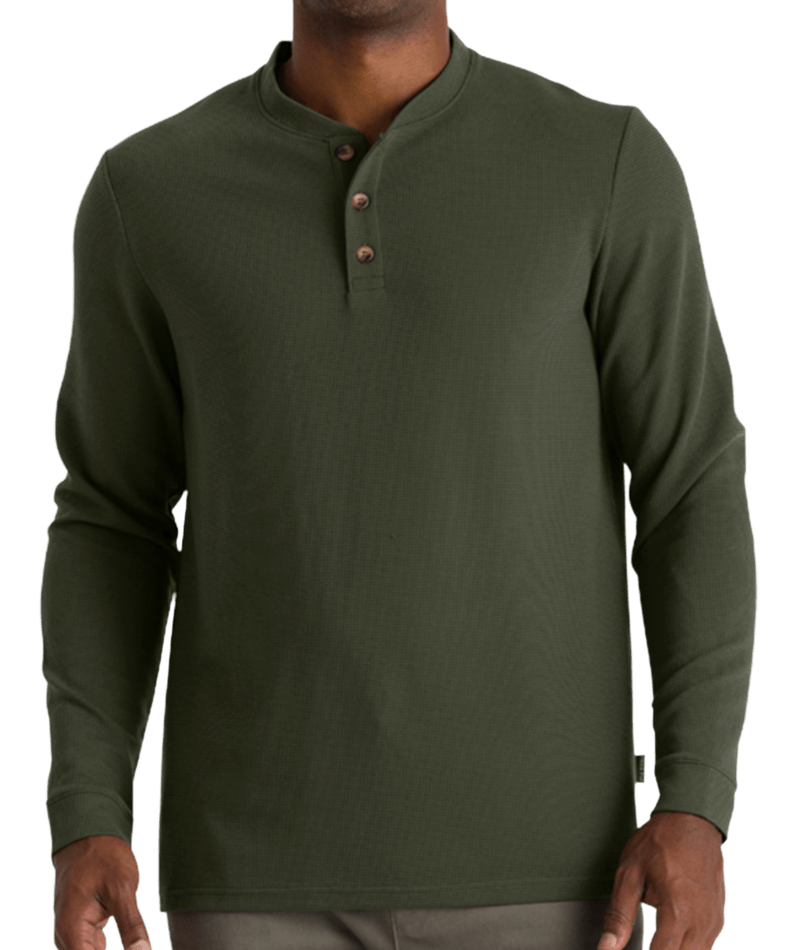 Load image into Gallery viewer, Free Fly Men&#39;s Waffle Long Sleeve Henley Shirt
