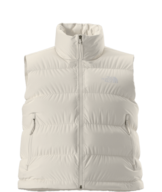 White puffer vest 