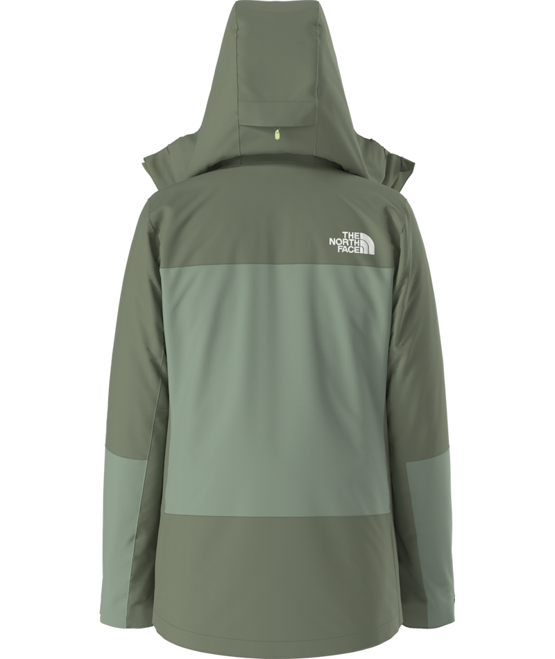 Load image into Gallery viewer, Green jacket with The North Face logo on a white background
