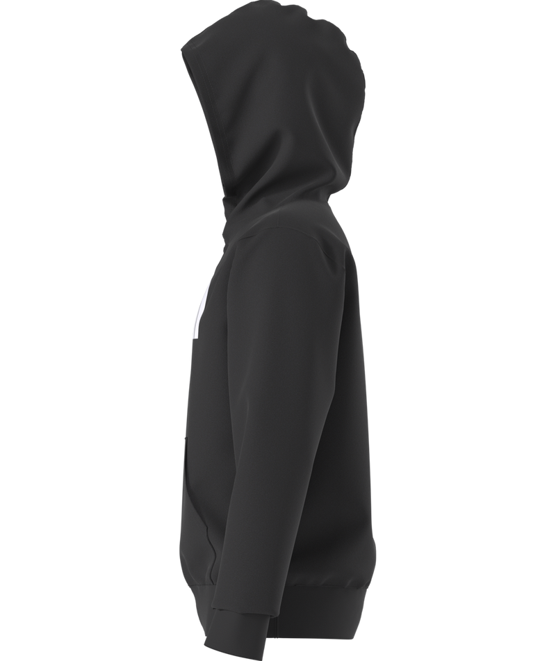 Load image into Gallery viewer, Black hoodie on a white background
