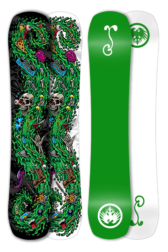 Never Summer Men’s Jimbo Phillips x Grassroots - Limited Edition Llama Snowboard 2025