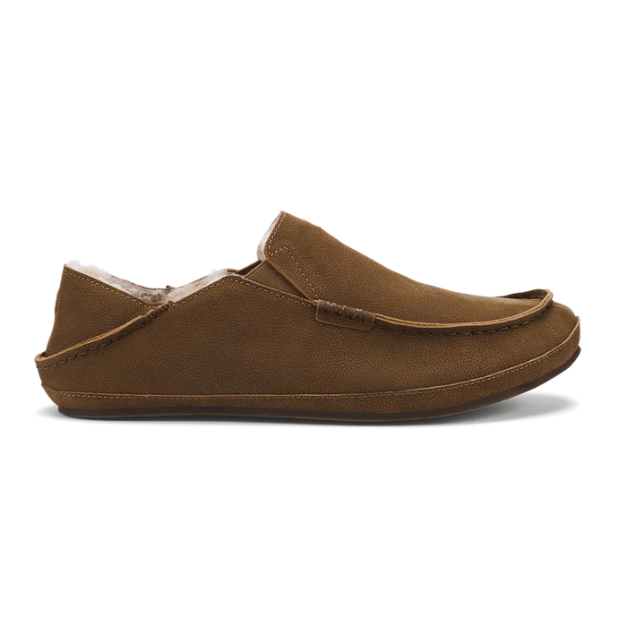Olukai Men's Moloa Premium Leather Slippers 2026