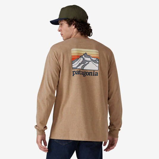 Patagonia Long-Sleeved Line Logo Ridge Responsibili-Tee