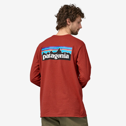 Load image into Gallery viewer, Patagonia Men&#39;s Long-Sleeved P-6 Logo Responsibili-Tee
