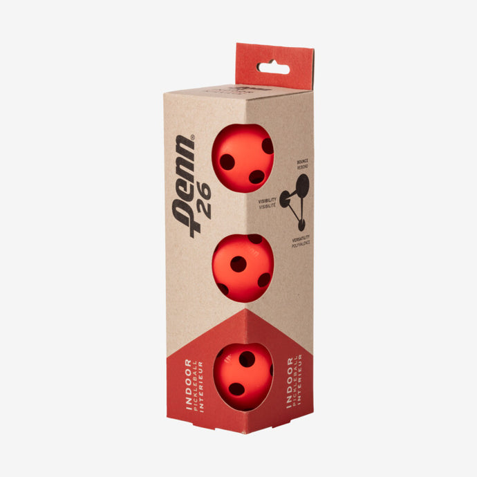 Penn 26 Indoor 3pcs Pickleballs