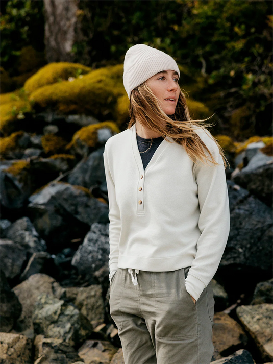 Free Fly Women's Waffle Long Sleeve Henley 2026