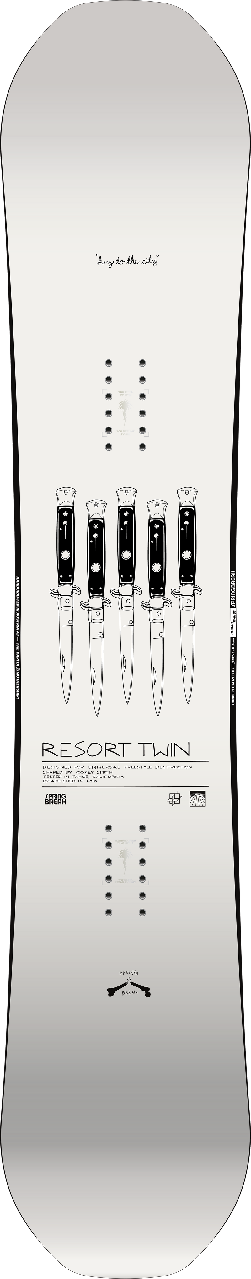 Load image into Gallery viewer, Capita Men's Spring Break Resort Twin Snowboard 2027
